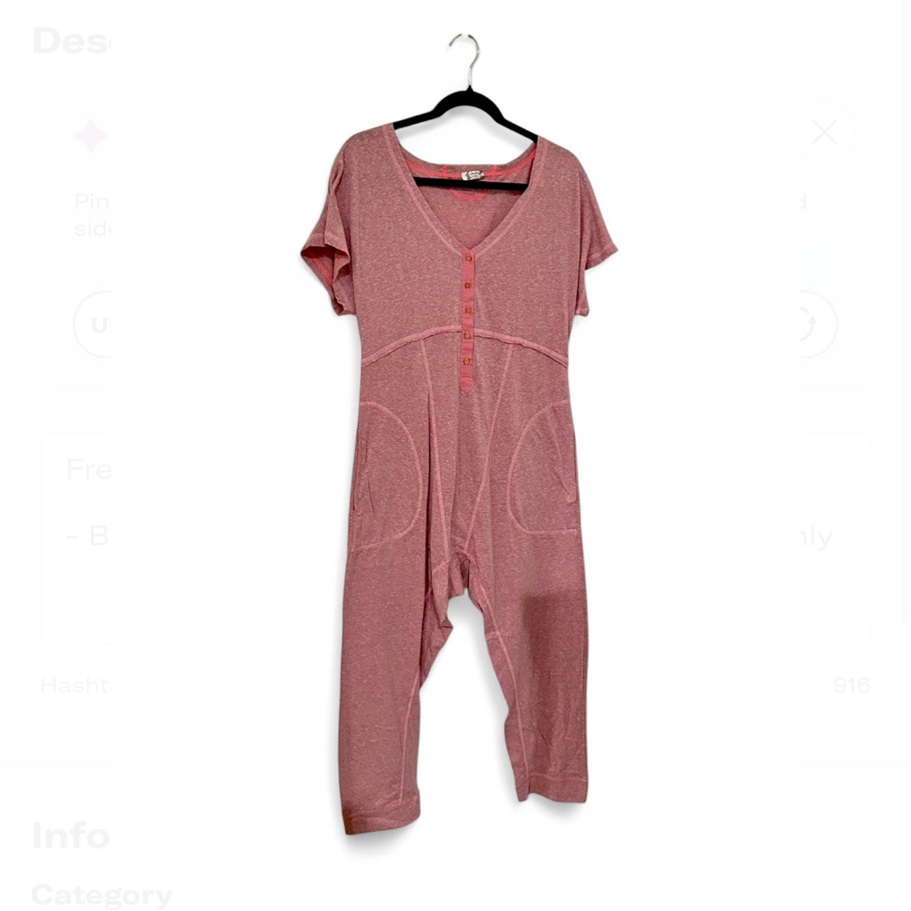 Free People Intimately Pillow Talk Henley Onesie